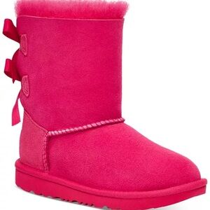 UGG Fuchsia Boots with Back Bows